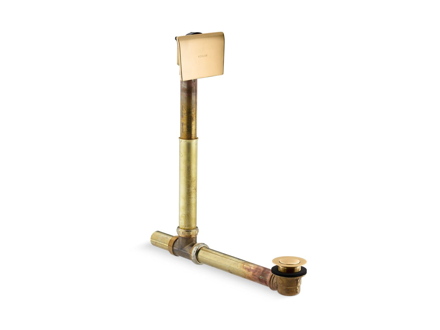 KOHLER K-7169-AF-2MB Tea-For-Two 1-1/2" Adjustable Pop-Up Drain In Vibrant Brushed Moderne Brass