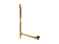 KOHLER K-7265-2MB Clearflo Brass Toe Tap Bath Drain - Vibrant Brushed Moderne Brass