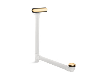 KOHLER K-7272-2MB Clearflo Slotted overflow bath drain - Vibrant Brushed Moderne Brass