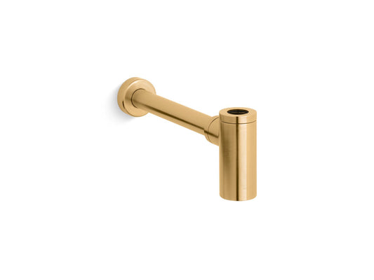 KOHLER K-9033-2MB Bottle Trap, 1-1/4" X 1-1/4" In Vibrant Brushed Moderne Brass