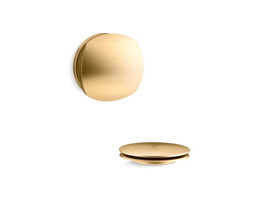 KOHLER K-T37391-2MB Pureflo Rotary-Turn Bath Drain Trim In Vibrant Brushed Moderne Brass