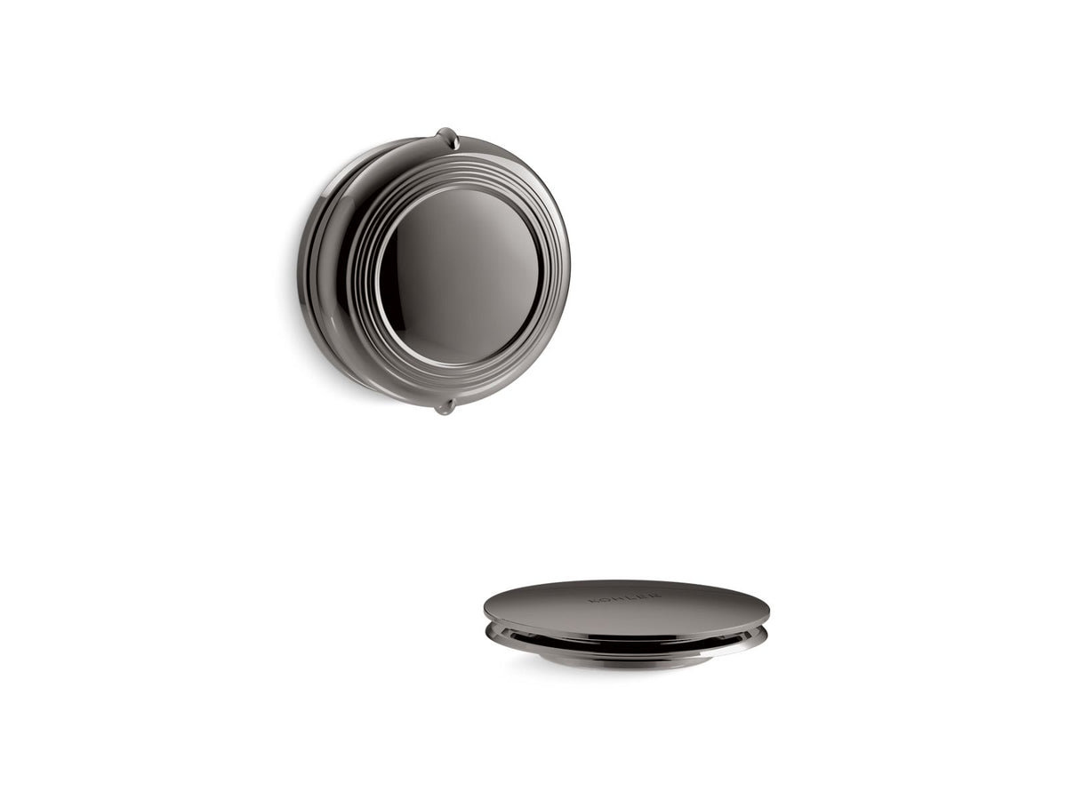 KOHLER K-T37393-TT Pureflo Traditional Rotary-Turn Bath Drain Trim - Vibrant Titanium