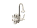 KOHLER K-730T70-4AR-SR Triton Bowe Cannock Wall-Mount Service Sink Faucet, 12 Gpm - Vibrant Bright Nickel