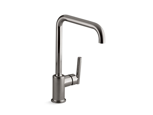 KOHLER K-7507-TT Purist Single-Handle Kitchen Sink Faucet In Vibrant Titanium