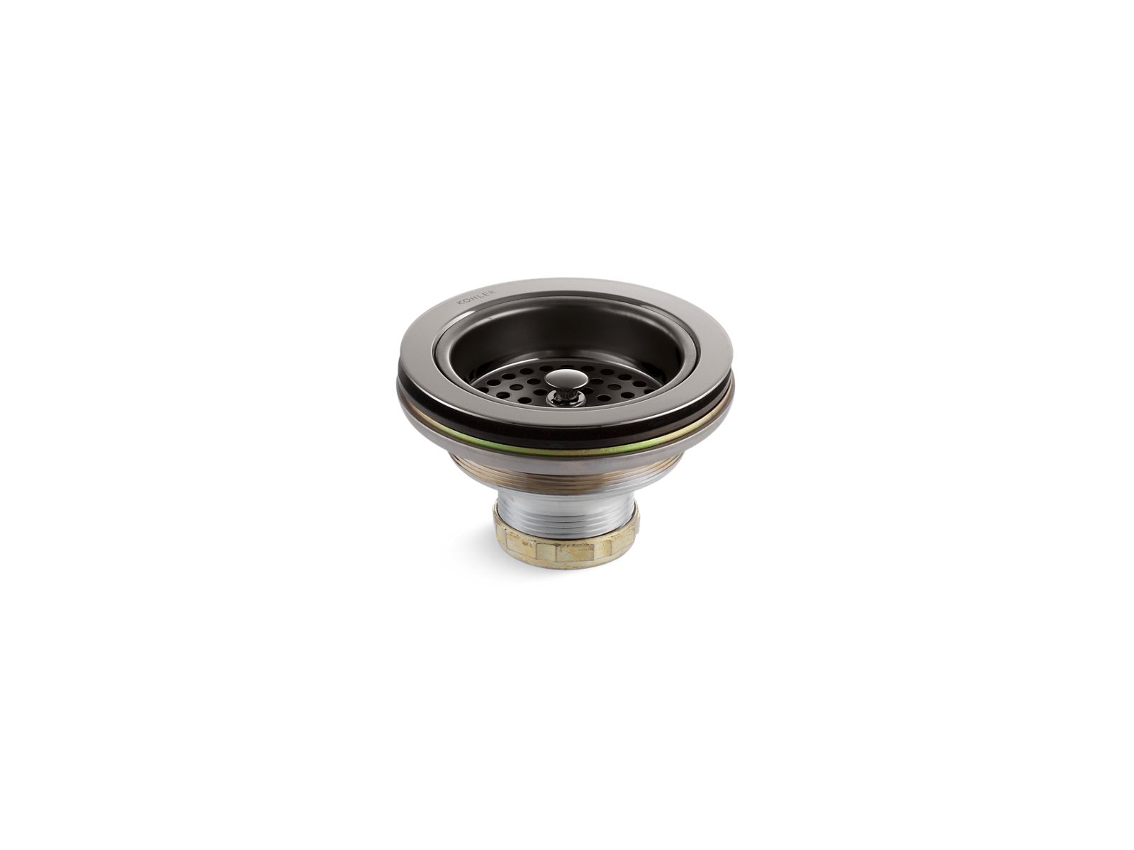 KOHLER K-8799-TT Duostrainer Sink drain and strainer basket, less tailpiece - Vibrant Titanium