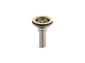 KOHLER K-8801-AF Duostrainer Sink Drain And Strainer With Tailpiece - Vibrant French Gold