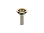 KOHLER K-8801-AF Duostrainer Sink Drain And Strainer With Tailpiece - Vibrant French Gold
