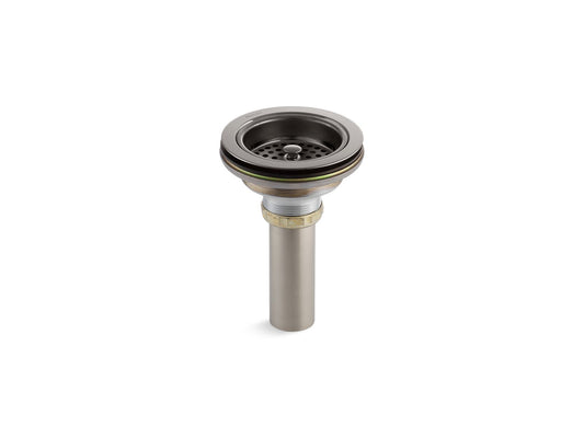 KOHLER K-8801-TT Duostrainer Sink Drain And Strainer With Tailpiece In Vibrant Titanium