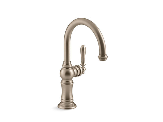 KOHLER K-99264-BV Artifacts Single-Handle Kitchen Sink Faucet In Vibrant Brushed Bronze