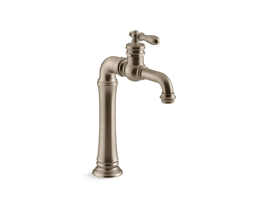 KOHLER K-99268-BV Artifacts Gentleman'S Single-Handle Bar Sink Faucet In Vibrant Brushed Bronze