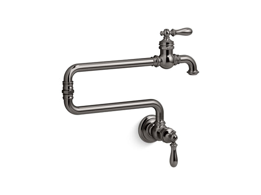 KOHLER K-99270-TT Artifacts Wall-Mount Pot Filler In Vibrant Titanium