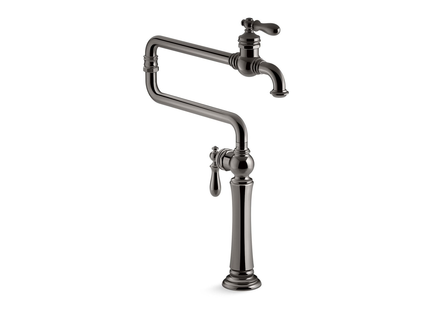 KOHLER K-99271-TT Artifacts Deck-Mount Pot Filler In Vibrant Titanium