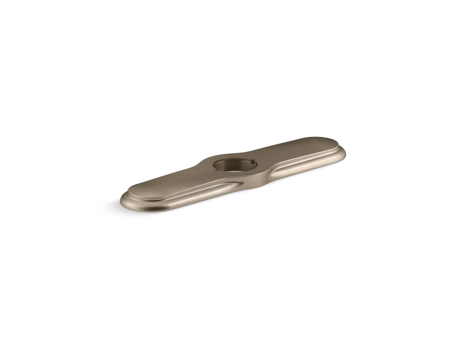 KOHLER K-99272-BV 3-hole kitchen faucet escutcheon - Vibrant Brushed Bronze