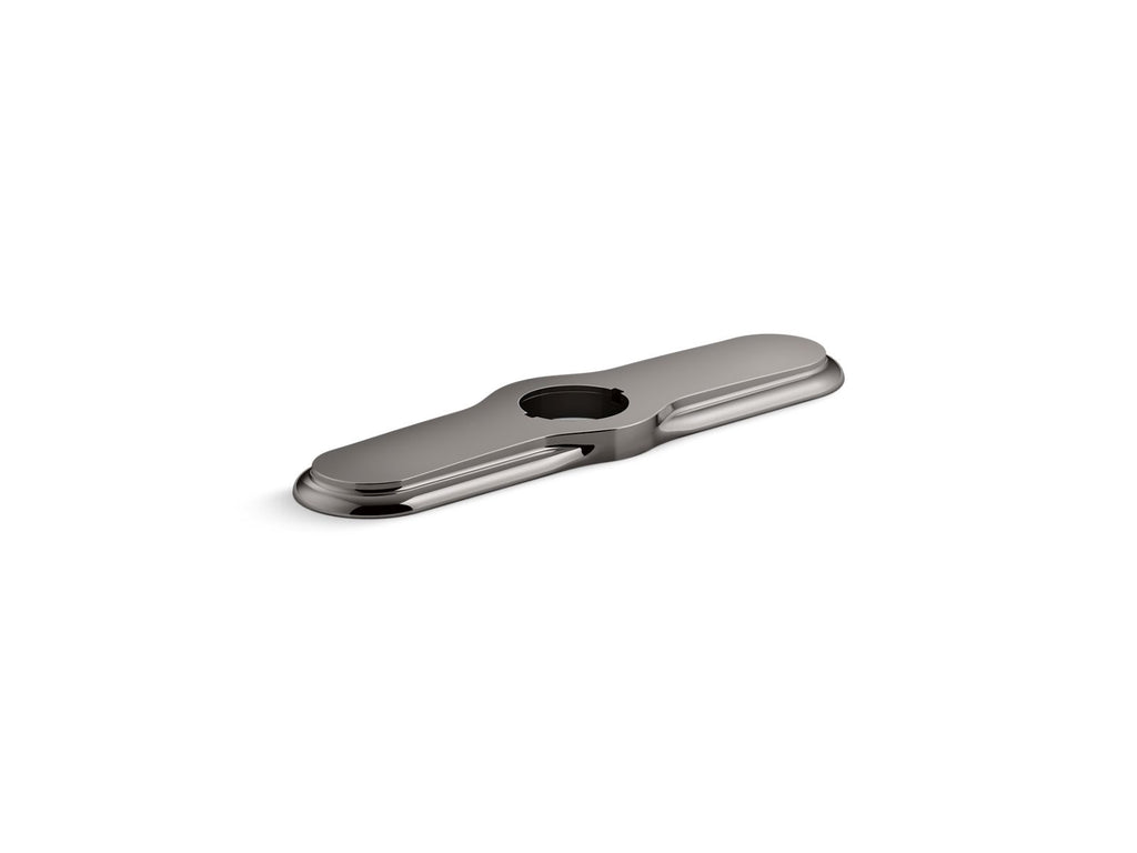 KOHLER K-99272-TT 3-Hole Kitchen Faucet Escutcheon - Vibrant Titanium