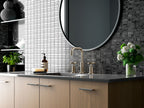KOHLER K-14406-3-CP Purist Widespread Bathroom Sink Faucet With Cross Handles, 1.2 Gpm - Polished Chrome