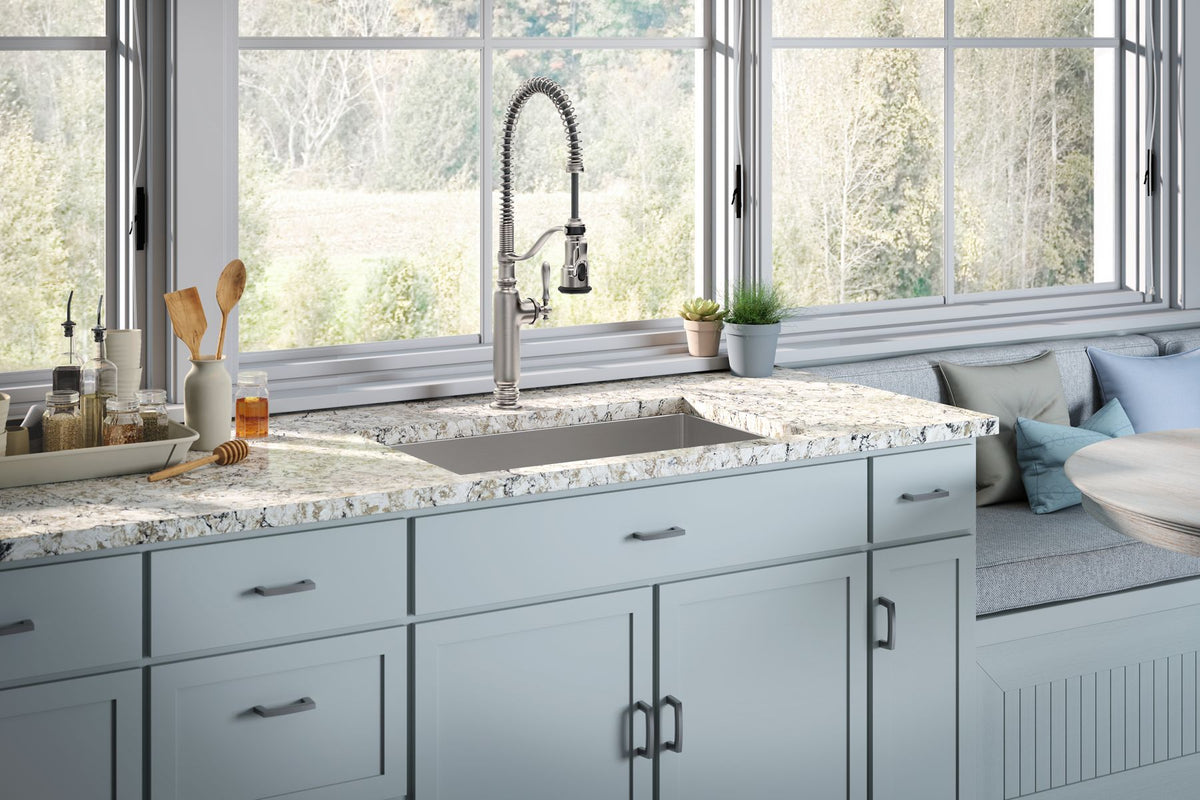 KOHLER K-5409-NA Strive 29" Undermount Single-Bowl Kitchen Sink - Stainless Steel