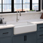 KOHLER K-5827-TRF Whitehaven 32-3/4" Undermount Single-Bowl Farmhouse Kitchen Sink - Truffle