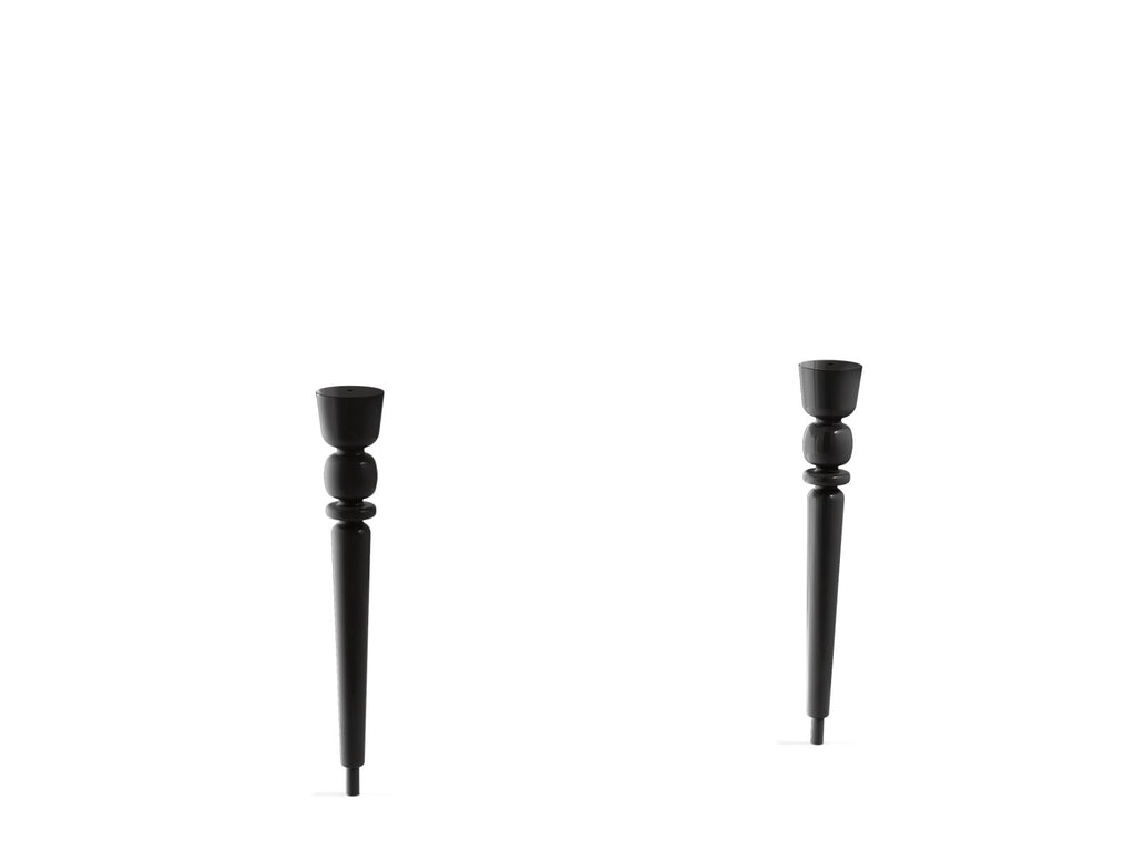 KOHLER K-21105-P5 Farmstead Transitional Legs - Iron Black