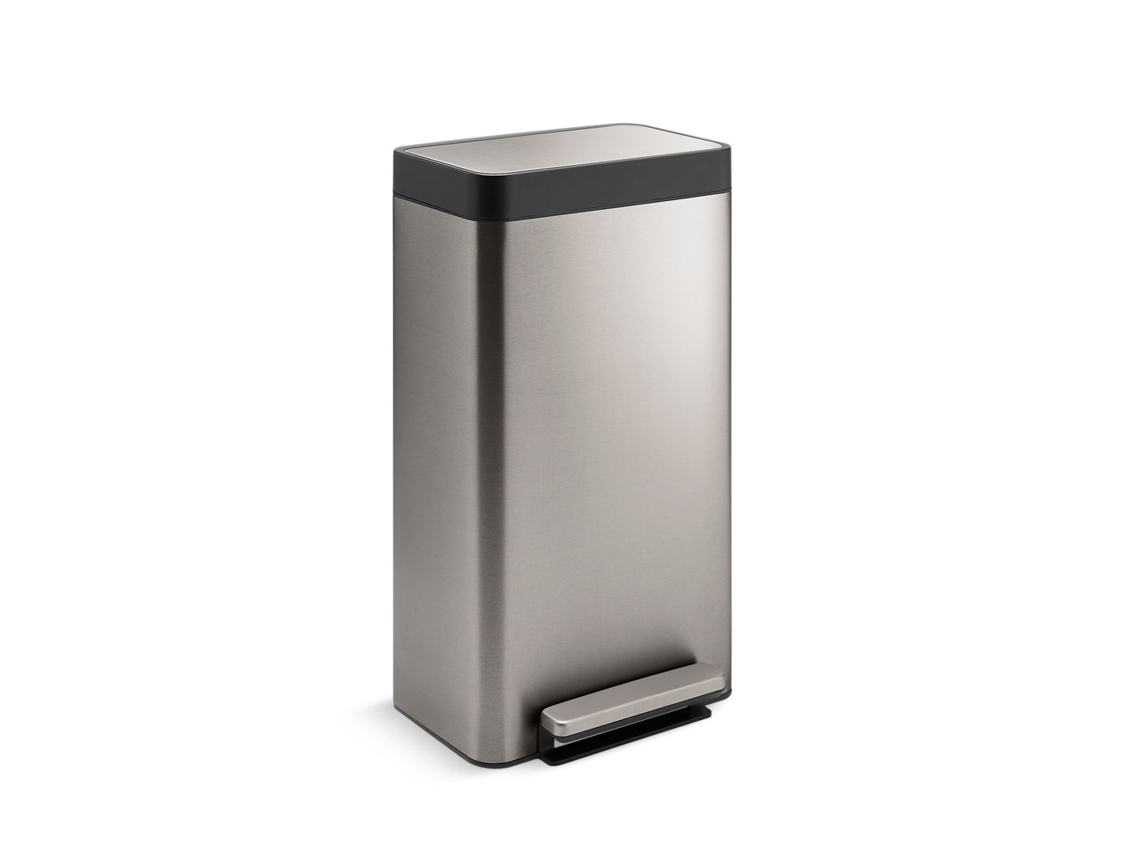 KOHLER K-20941-ST 8-Gallon Loft Stainless Steel Step Trash Can In Stainless Steel