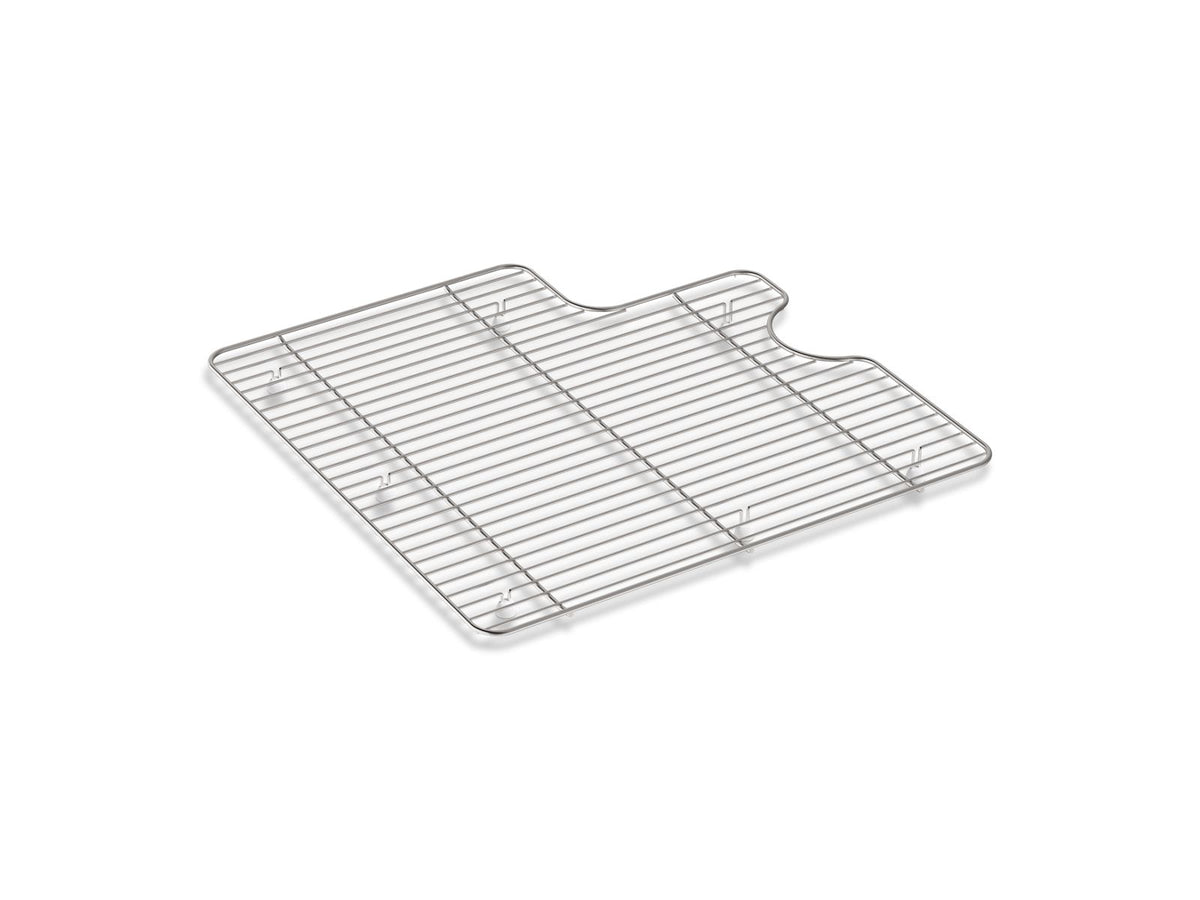 KOHLER K-21110-ST Farmstead Left-Hand Sink Rack - Stainless Steel