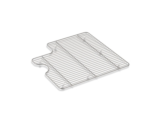 KOHLER K-21111-ST Farmstead Right-hand sink rack - Stainless Steel