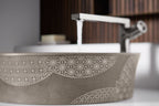 KOHLER K-8324-CS7 Kensho 16" Round Vessel Bathroom Sink, No Overflow - Grey Fousana