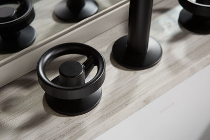 KOHLER K-77974-9-BL Components Industrial bathroom sink faucet handles - Matte Black