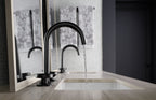 KOHLER K-77967-BL Components Bathroom Sink Faucet Spout With Tube Design, 1.2 Gpm - Matte Black