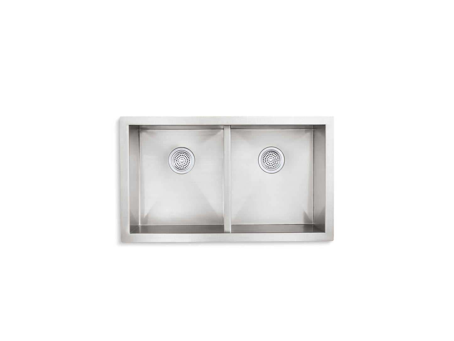 KOHLER K-3820-NA Vault 32" undermount double-bowl kitchen sink - Stainless Steel