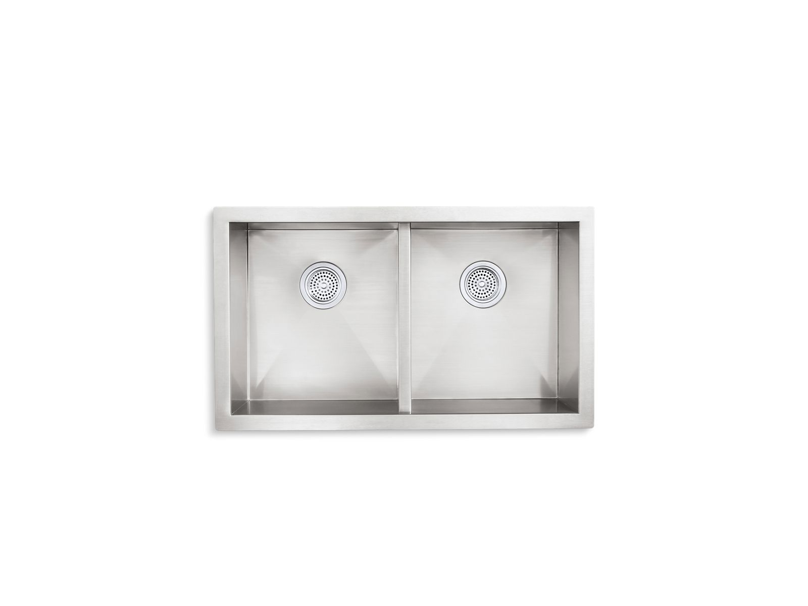 KOHLER K-3820-NA Vault 32" Undermount Double-Bowl Kitchen Sink - Stainless Steel