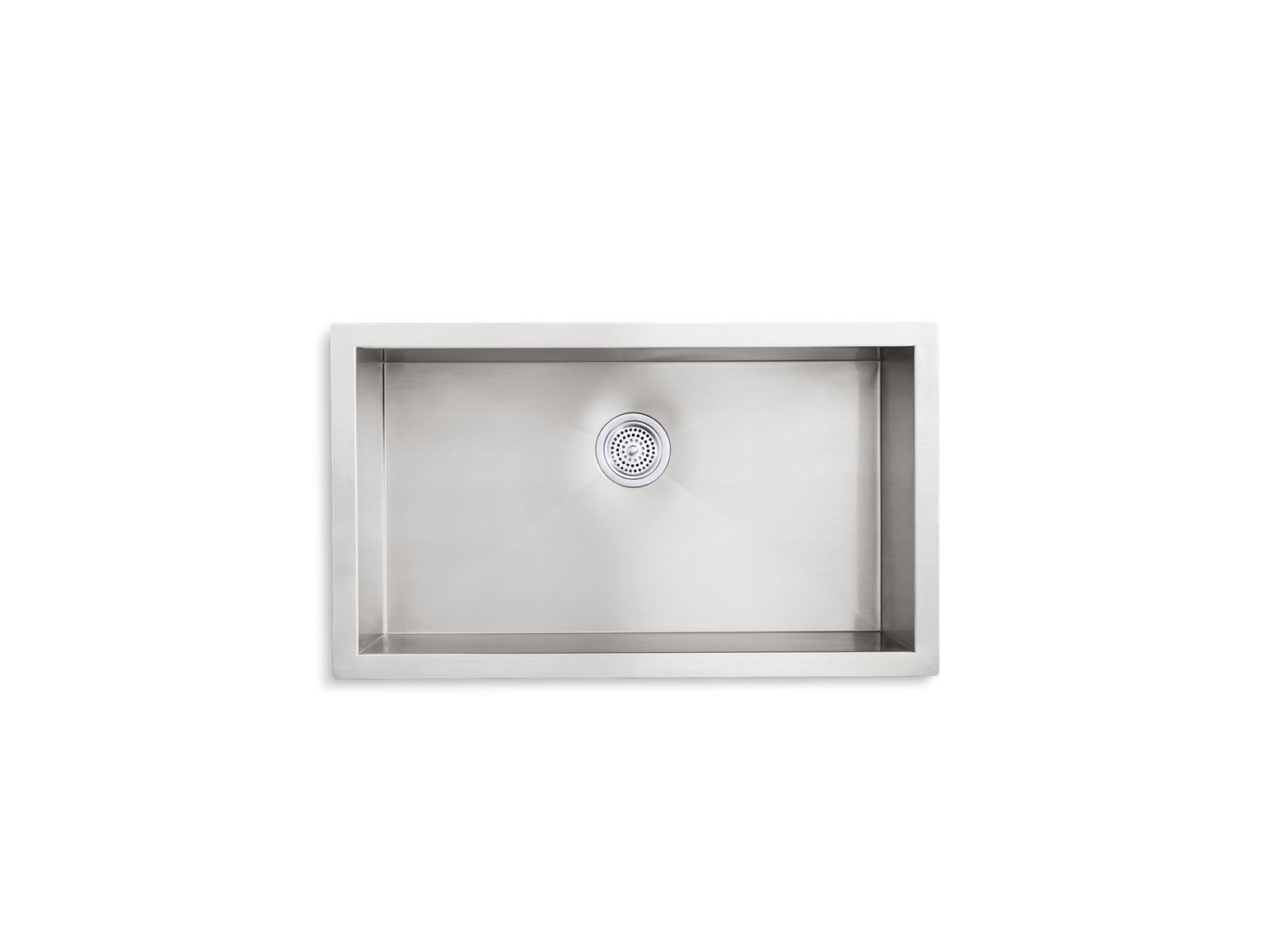 KOHLER K-3821-NA Vault 32" Undermount Single-Bowl Large Kitchen Sink - Stainless Steel