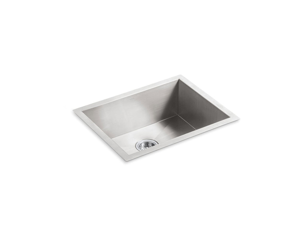 KOHLER K-3822-NA Vault 24" Undermount Single-Bowl Kitchen Sink - Stainless Steel