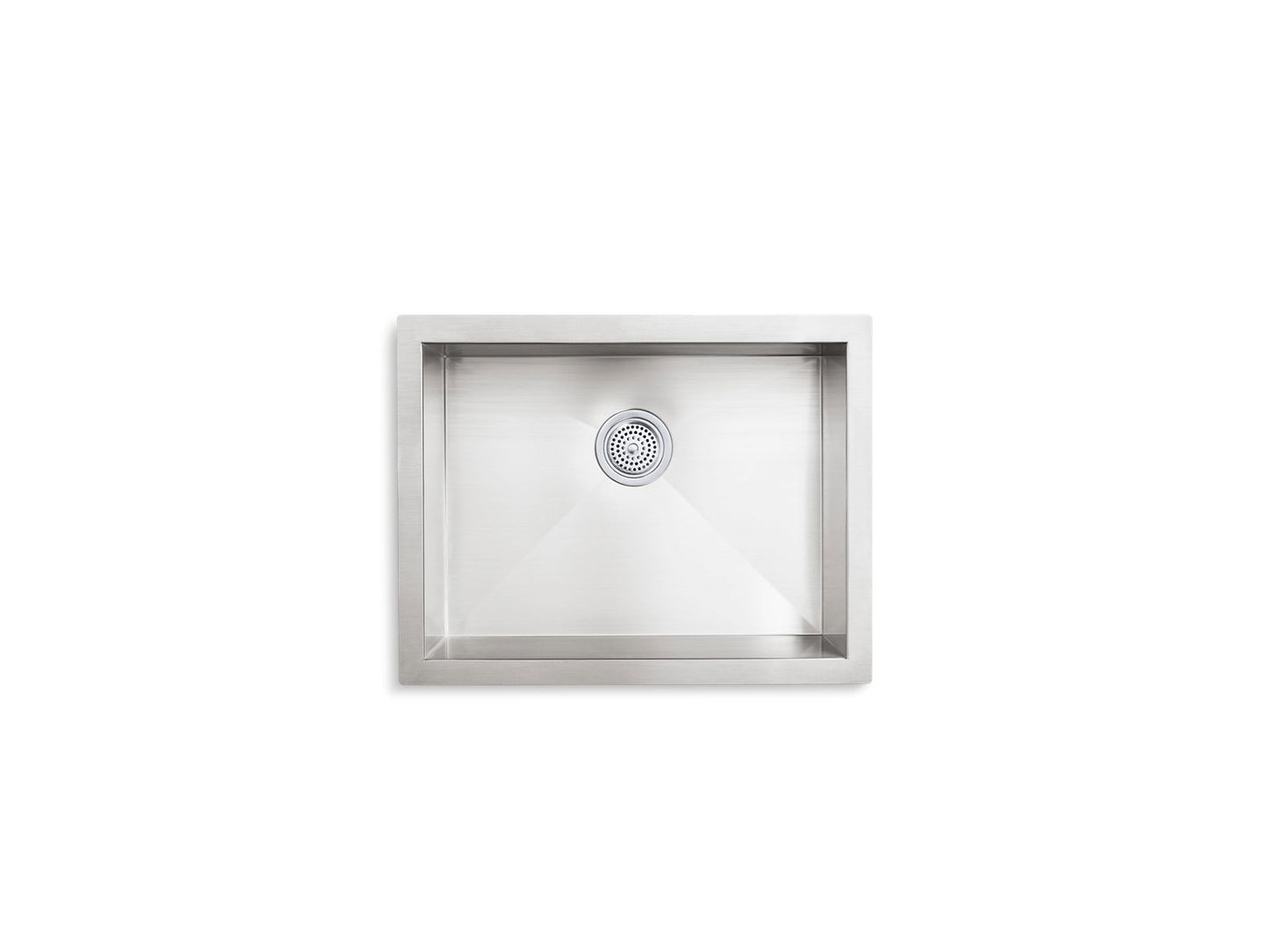 KOHLER K-3822-NA Vault 24" undermount single-bowl kitchen sink - Stainless Steel