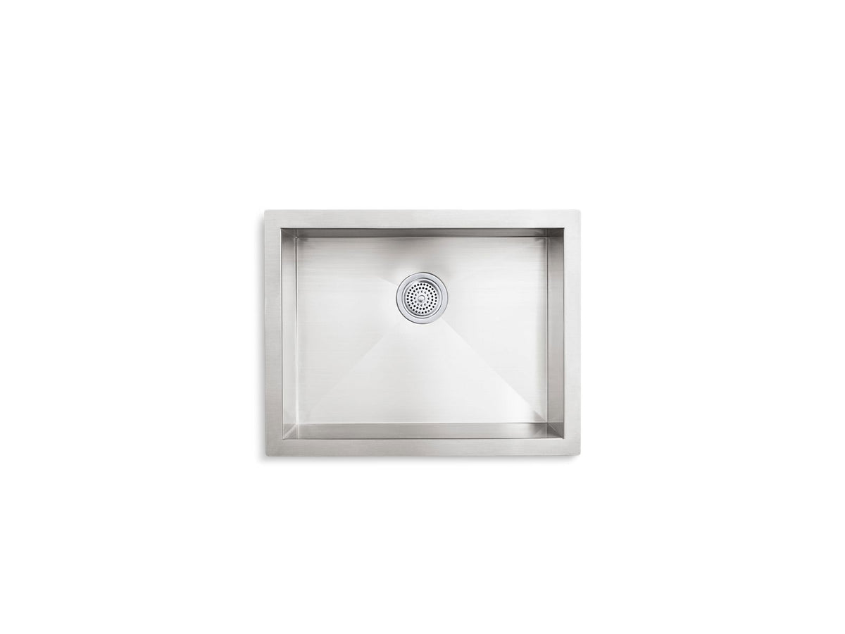 KOHLER K-3822-NA Vault 24" Undermount Single-Bowl Kitchen Sink - Stainless Steel