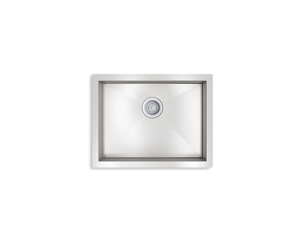 KOHLER K-3894-NA Vault 24" Undermount Single-Bowl Kitchen Sink - Stainless Steel
