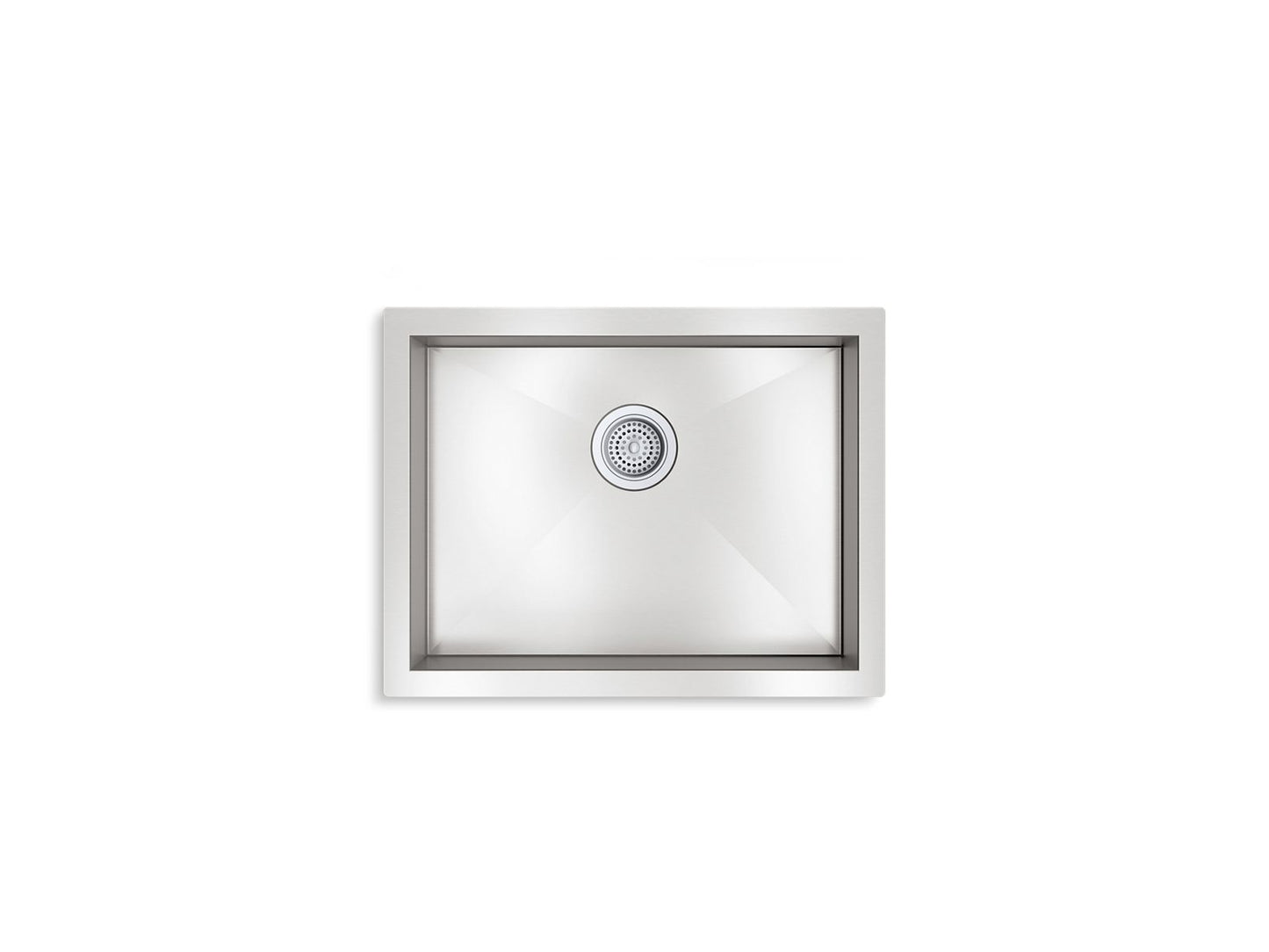 KOHLER K-3894-NA Vault 24" undermount single-bowl kitchen sink - Stainless Steel