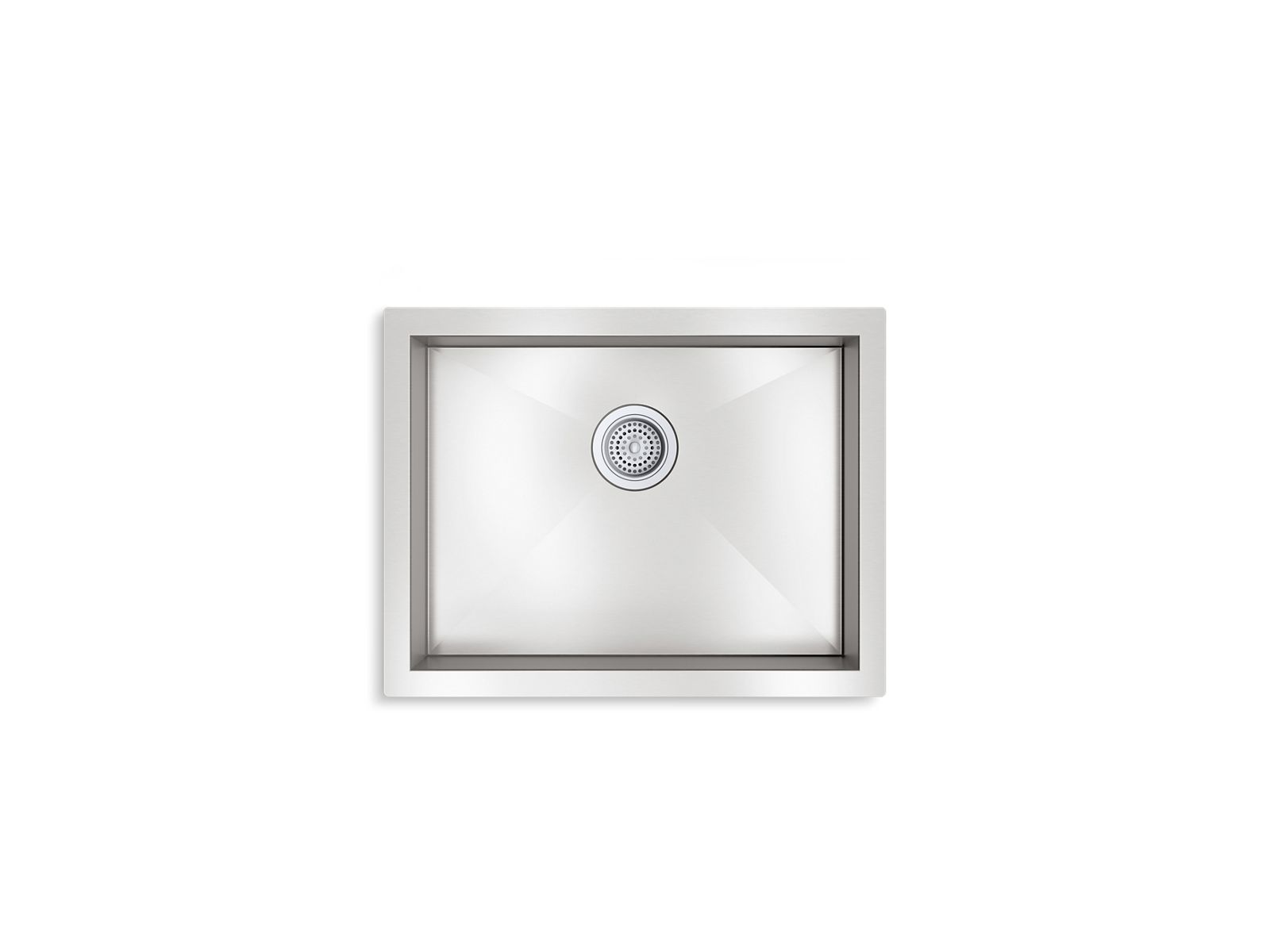 KOHLER K-3894-NA Vault 24" Undermount Single-Bowl Kitchen Sink - Stainless Steel