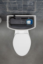 KOHLER K-5709-0 Corbelle Continuousclean Xt Two-Piece Elongated Toilet With Skirted Trapway, 1.28 Gpf - White