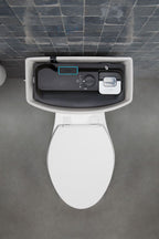 KOHLER K-5709-0 Corbelle Continuousclean Xt Two-Piece Elongated Toilet With Skirted Trapway, 1.28 Gpf - White