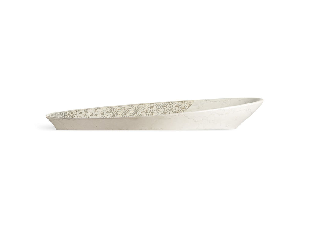 KOHLER K-8325-CS6 Kensho 28" Oval Vessel Bathroom Sink, No Overflow - Biancone