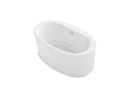 KOHLER K-24001-0 Sunstruck 60" x 34" freestanding bath with straight shroud - White