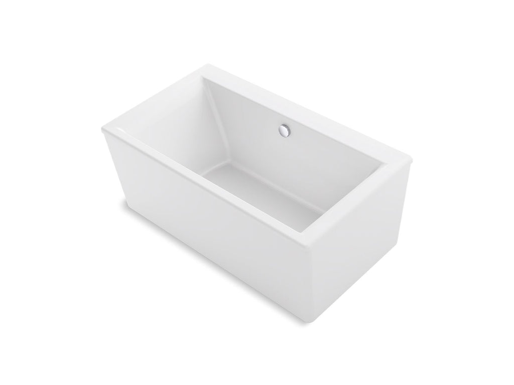 KOHLER K-24010-0 Stargaze 60" X 34" Freestanding Bath With Straight Shroud - White