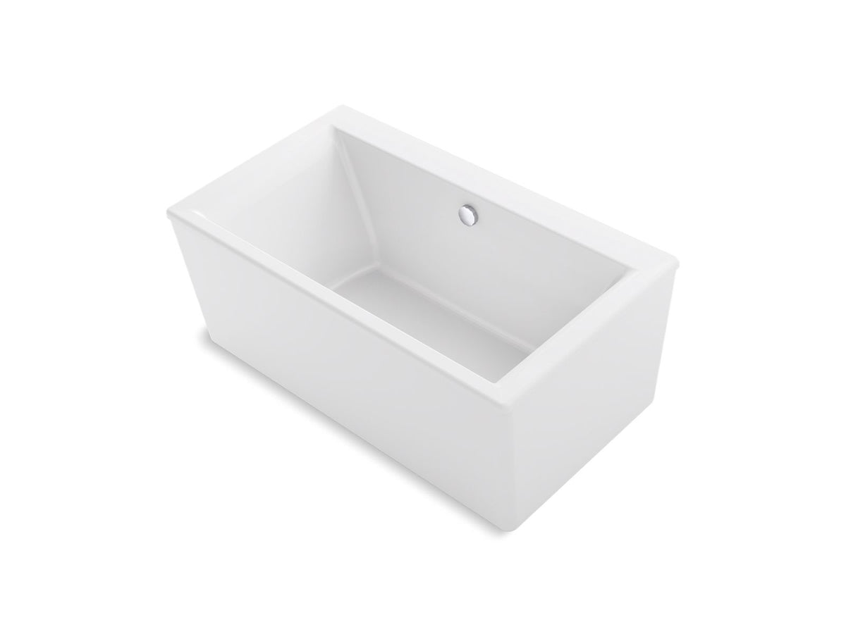 KOHLER K-24010-0 Stargaze 60" X 34" Freestanding Bath With Straight Shroud - White
