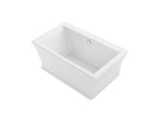 KOHLER K-24011-0 Stargaze 60-3/16" X 34-1/4" Freestanding Bath With Fluted Shroud - White