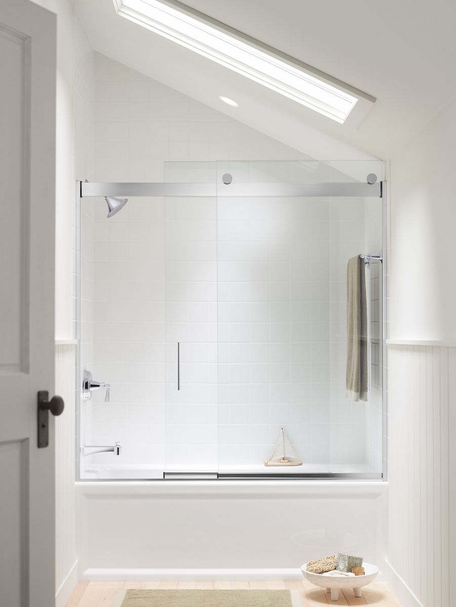 KOHLER K-1946-LA-0 Archer 60" X 30" Alcove Bath, Left Drain - White