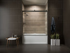 KOHLER K-1123-LA-96 Archer 60" X 32" Alcove Bath, Left Drain - Biscuit