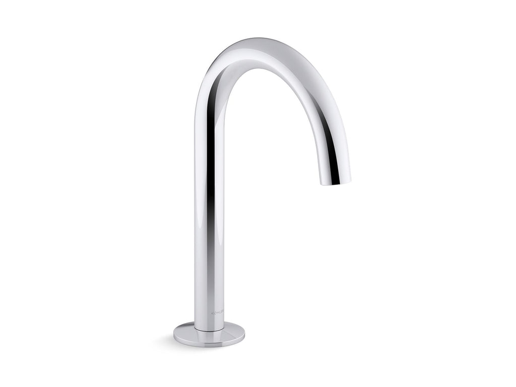 KOHLER K-77967-BL Components Bathroom Sink Faucet Spout With Tube Design, 1.2 Gpm - Matte Black