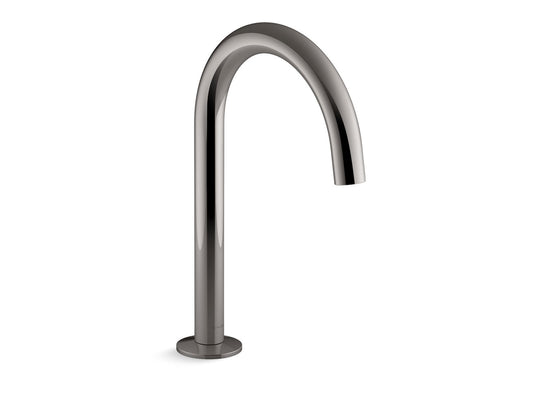 KOHLER K-77985-TT Components Deck-Mount Bath Spout With Tube Design In Vibrant Titanium