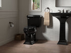 KOHLER K-2344-8-0 Memoirs Stately 25" Rectangular Pedestal Bathroom Sink - White