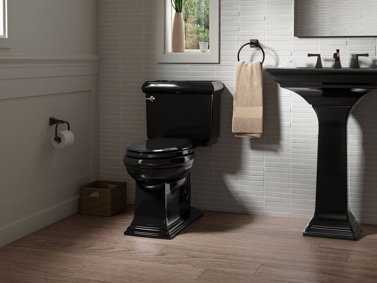 KOHLER K-2344-8-0 Memoirs Stately 25" Rectangular Pedestal Bathroom Sink - White